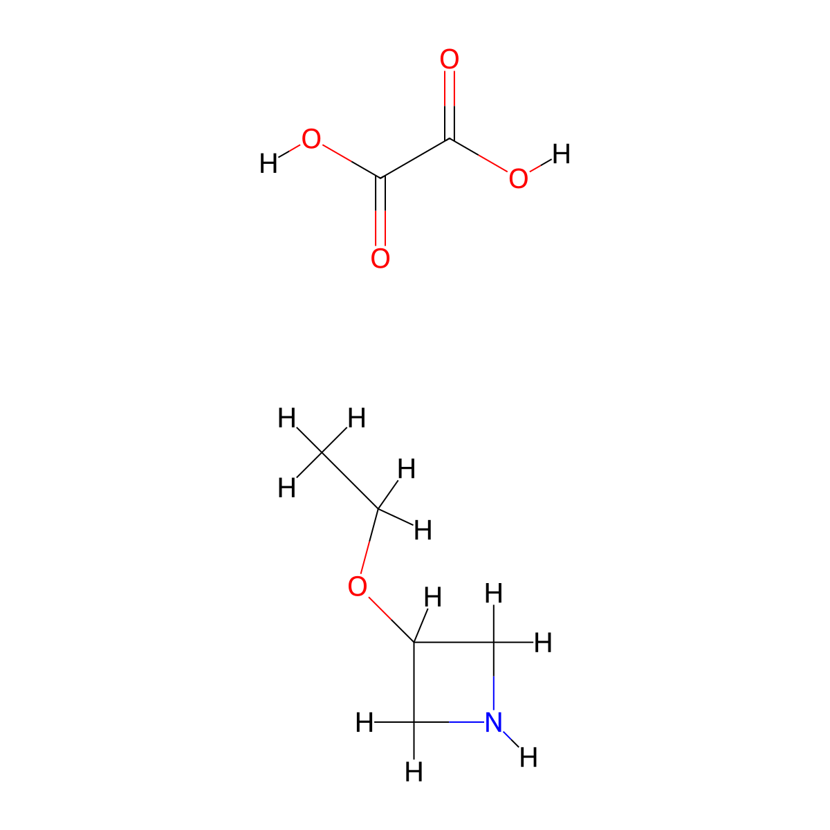 3-Ethoxy-azetidine oxalate molecular structure, CAS 1187932-49-5