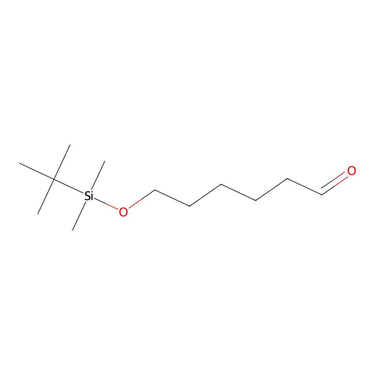 6-[(Tert-butyldimethylsilyl)oxy]hexanal molecular structure, CAS 118794-69-7