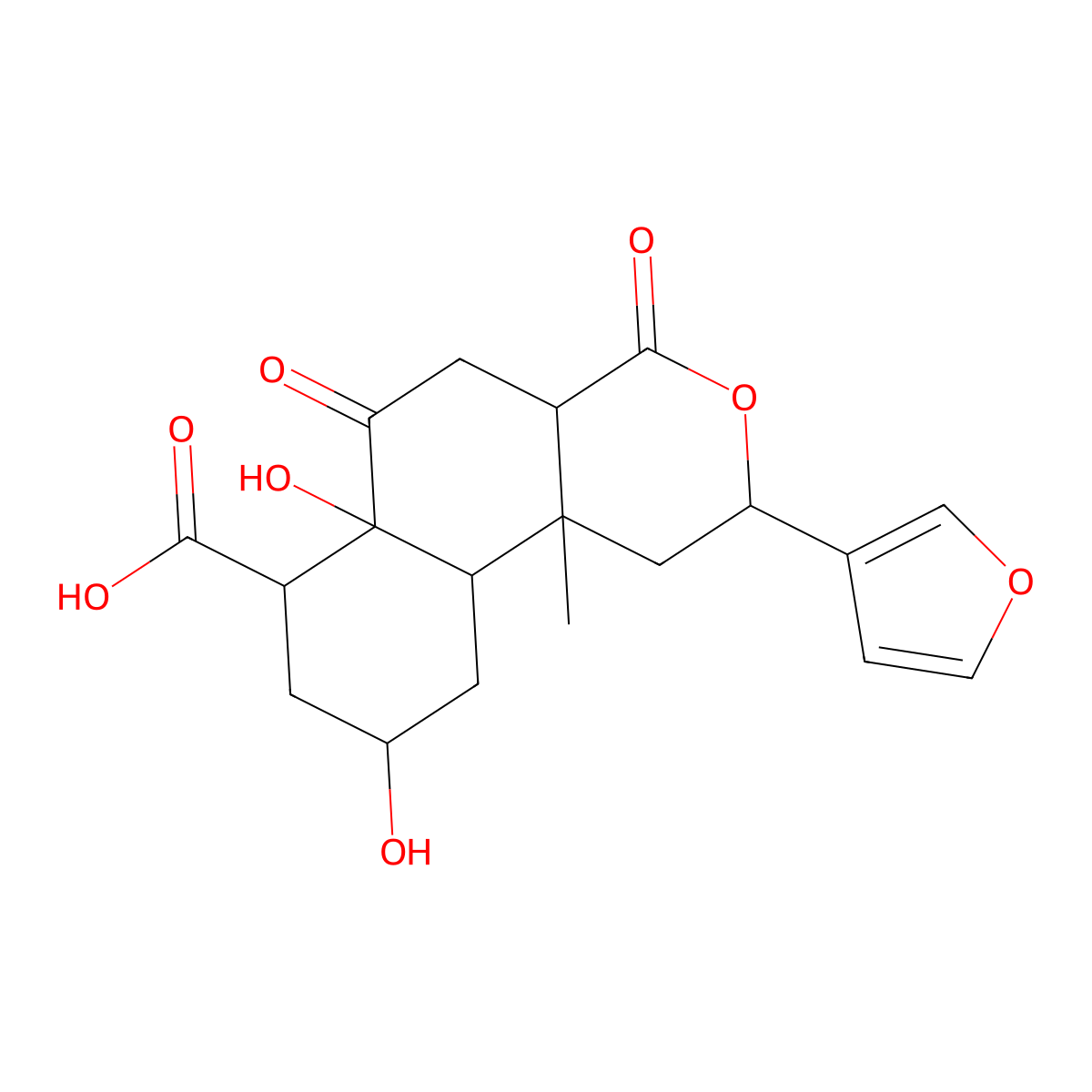 Diosbulbin J molecular structure, CAS 1187951-06-9