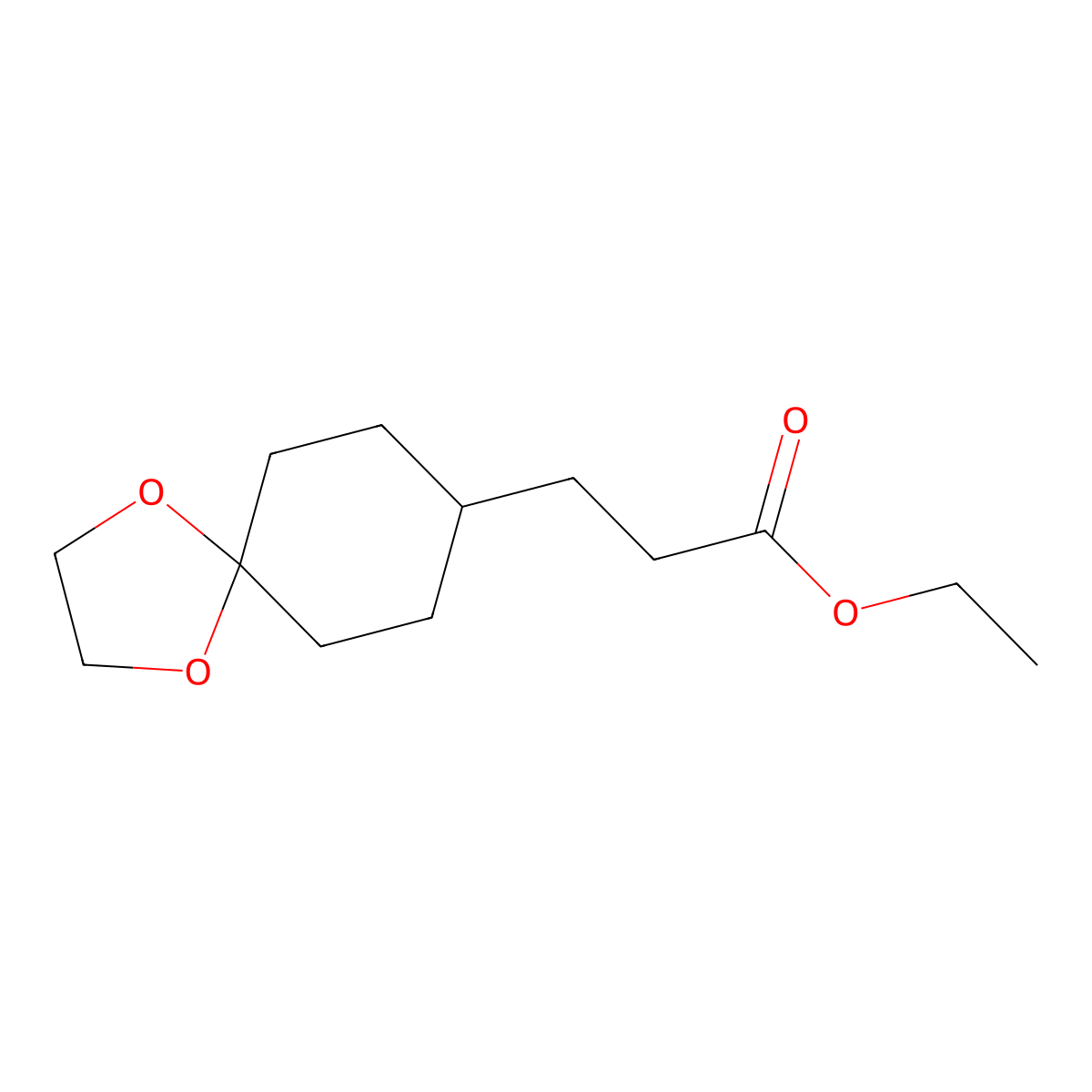 Ethyl 3-(1,4-Dioxaspiro[4.5]decan-8-yl)propionate molecular structure, CAS 1187964-14-2