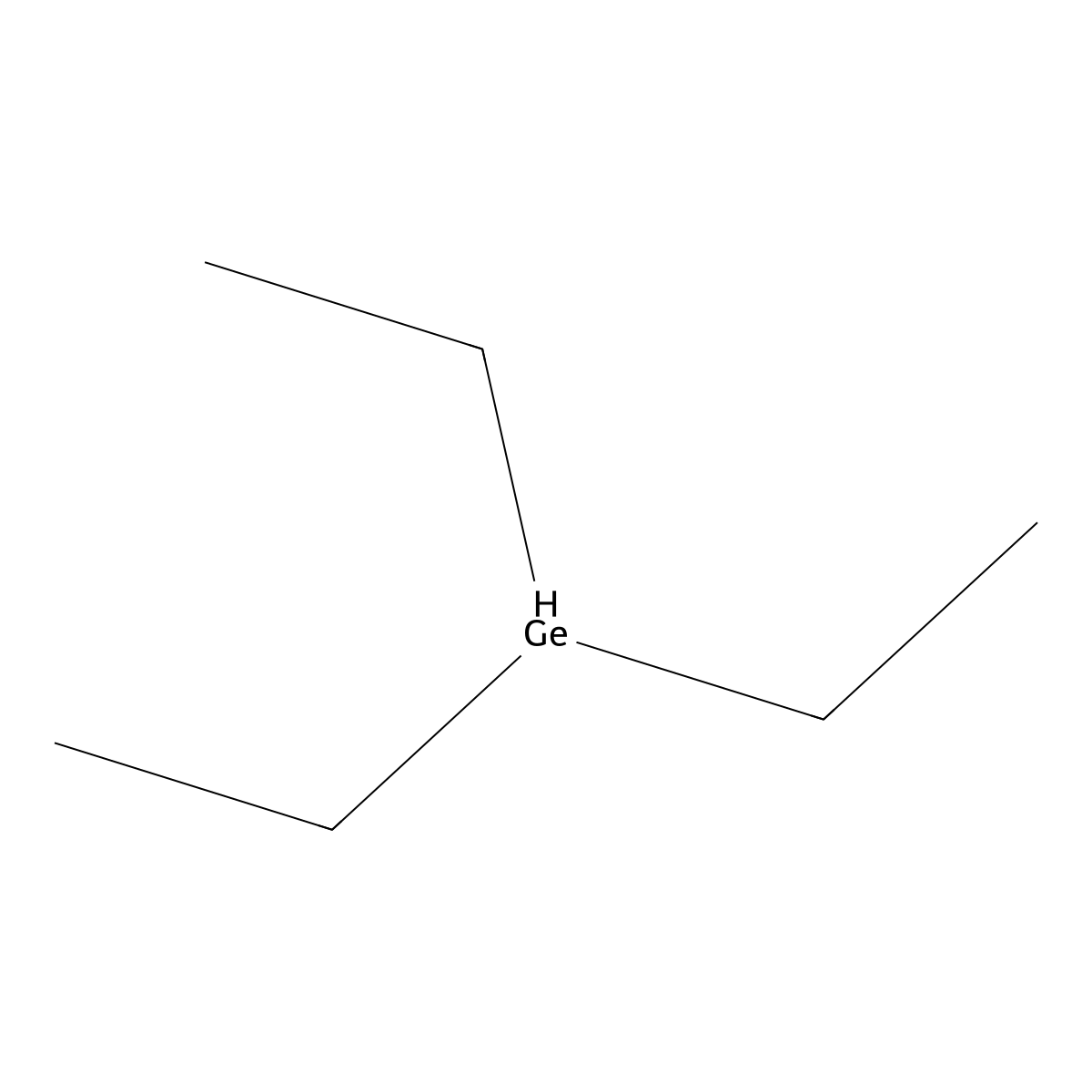 Triethylgermanium hydride molecular structure, CAS 1188-14-3
