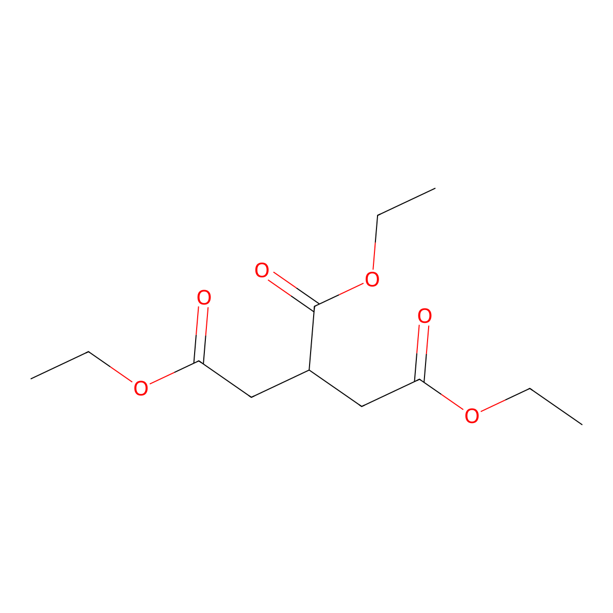 1,2,3-Triethyl 1,2,3-propanetricarboxylate molecular structure, CAS 1188-22-3