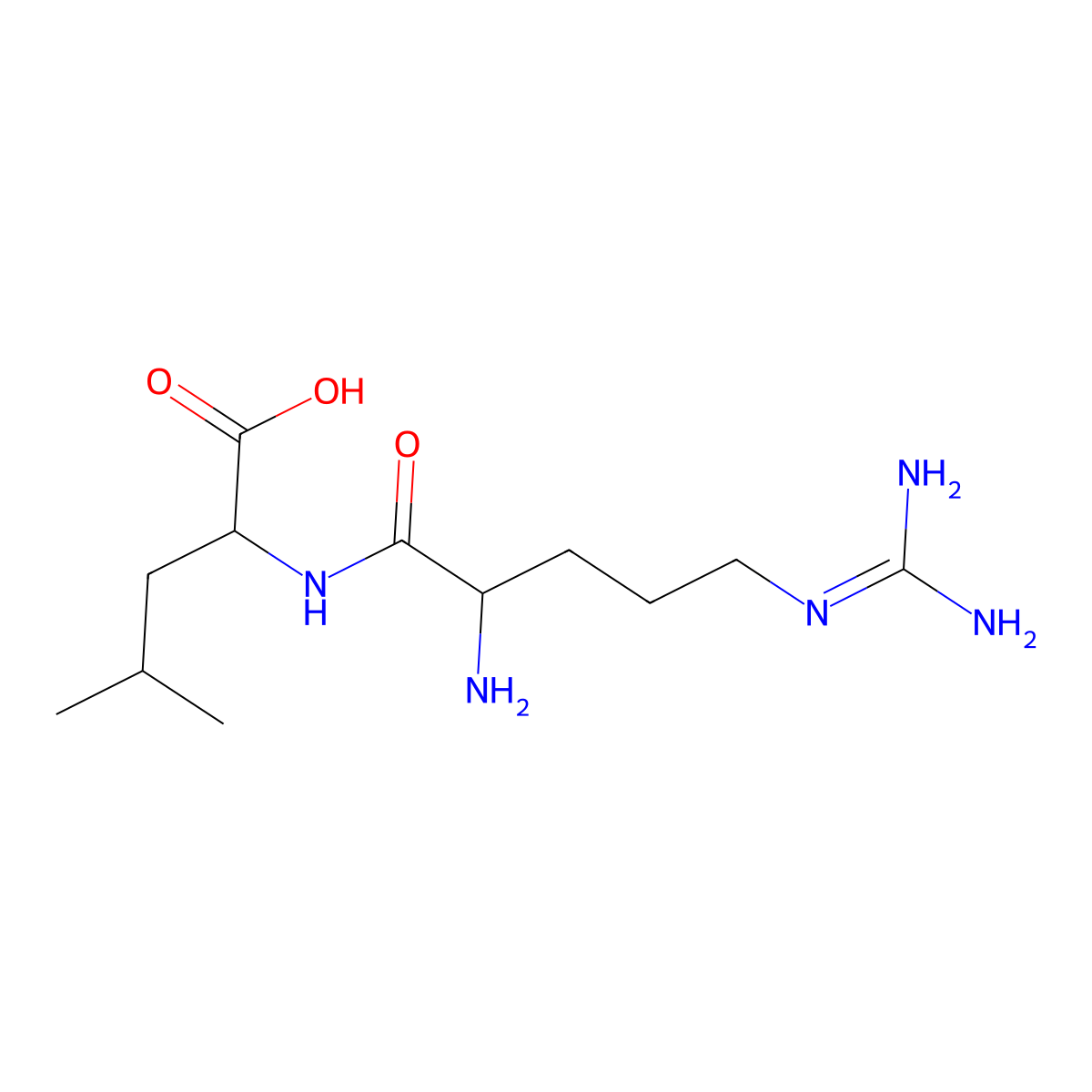 Arg-Leu molecular structure, CAS 1188-24-5