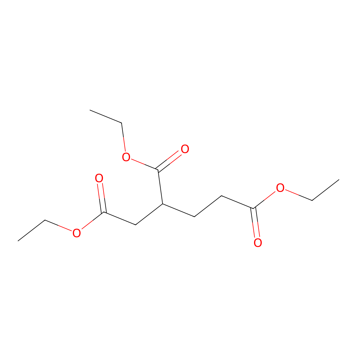 Triethyl butane-1,2,4-tricarboxylate molecular structure, CAS 1188-35-8