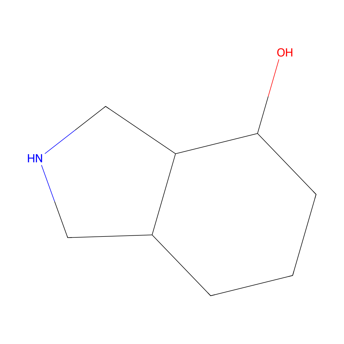 Octahydro-1h-isoindol-4-ol molecular structure, CAS 118800-70-7