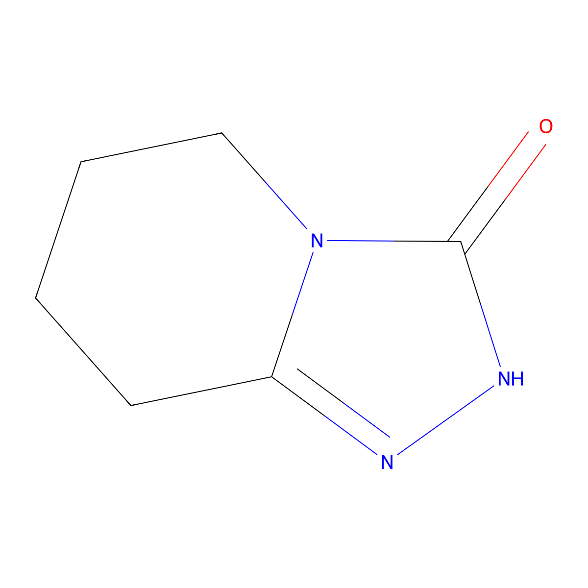 2H,3H,5H,6H,7H,8H-[1,2,4]triazolo[4,3-a]pyridin-3-one molecular structure, CAS 118801-67-5