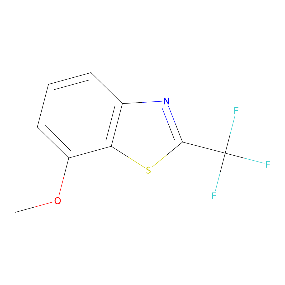 7-Methoxy-2-(trifluoromethyl)benzo[d]thiazole molecular structure, CAS 1188025-84-4