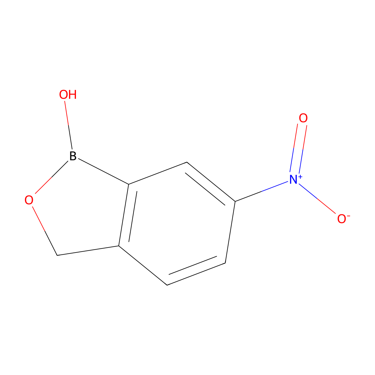 2-(Hydroxymethyl)-5-nitrobenzeneboronic acid dehydrate molecular structure, CAS 118803-40-0