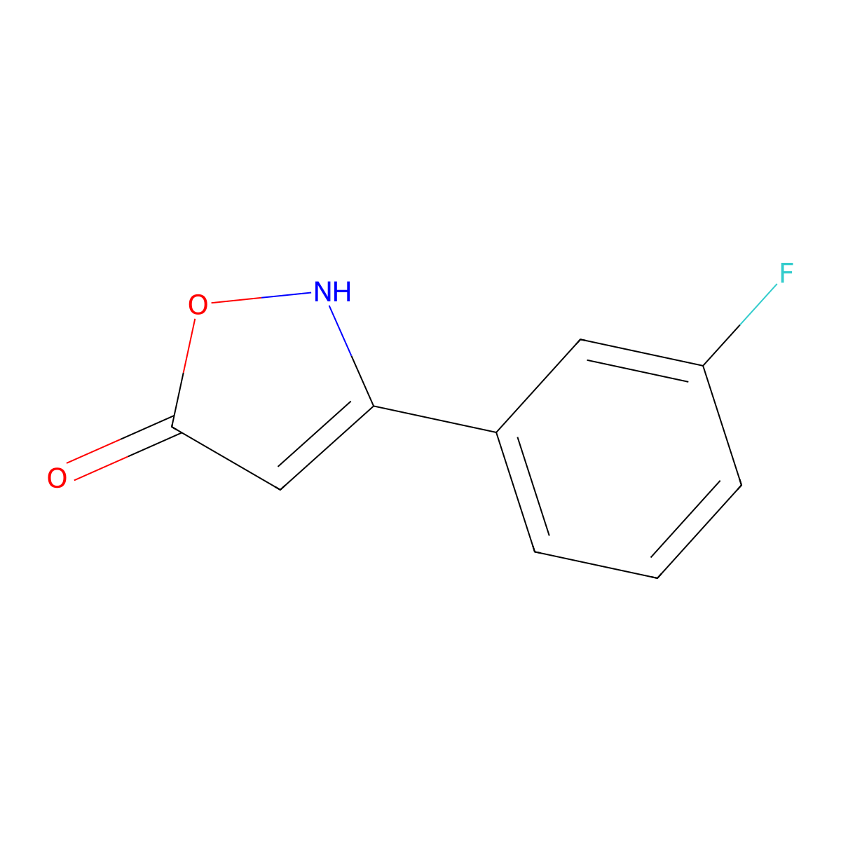 3-(3-Fluorophenyl)-1,2-oxazol-5-ol molecular structure, CAS 1188031-78-8