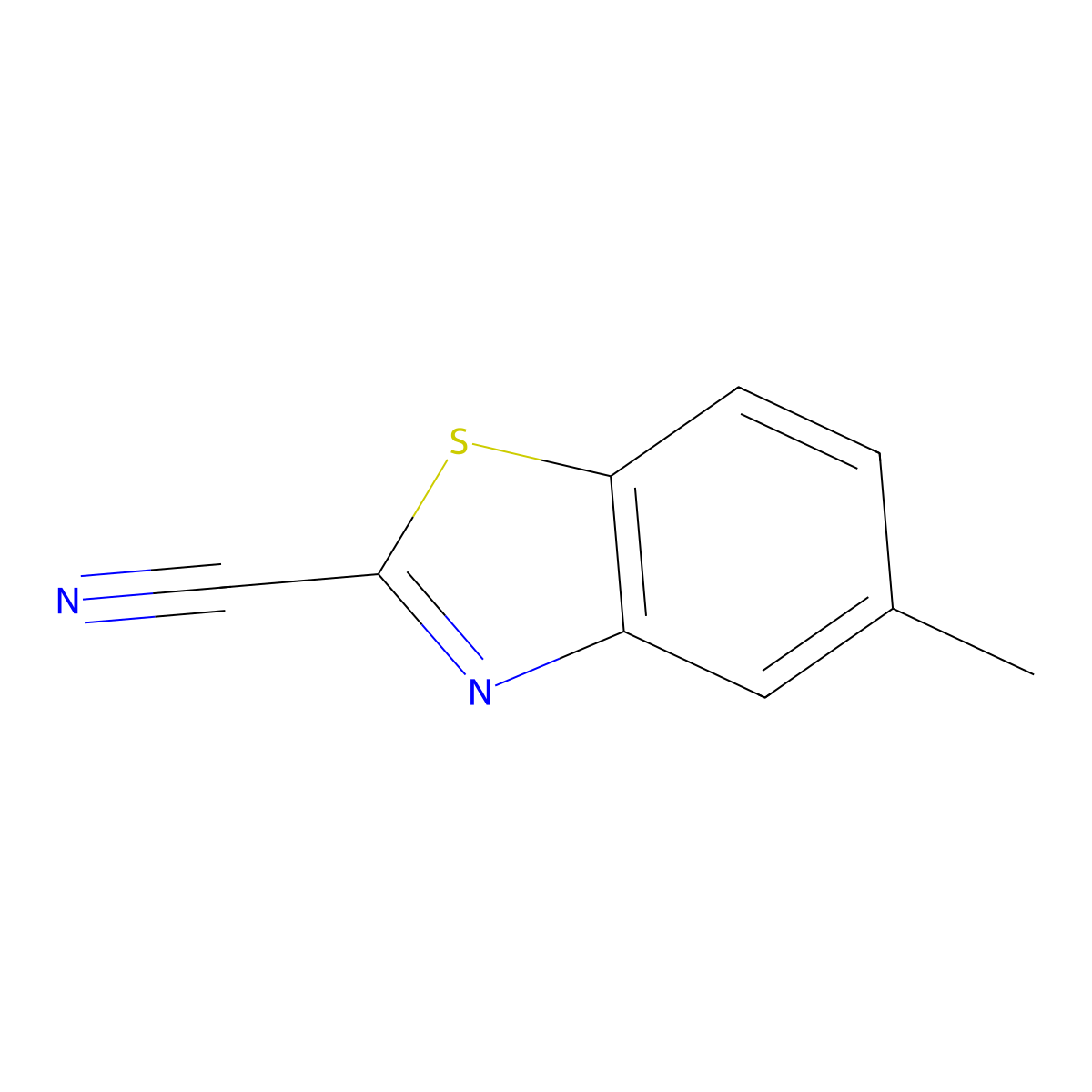5-Methylbenzo[d]thiazole-2-carbonitrile molecular structure, CAS 1188091-86-2