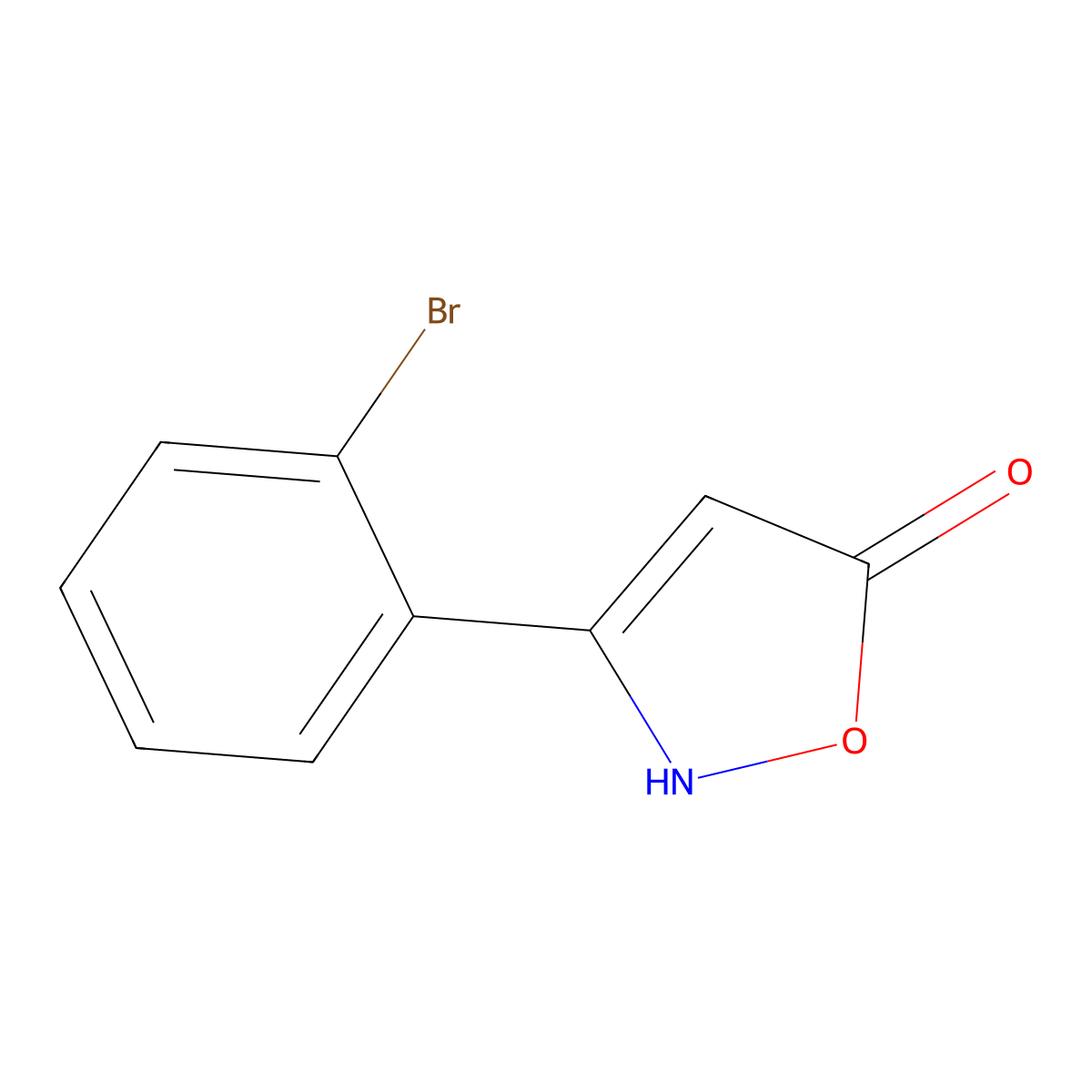 3-(2-Bromophenyl)-1,2-oxazol-5-ol molecular structure, CAS 1188130-63-3