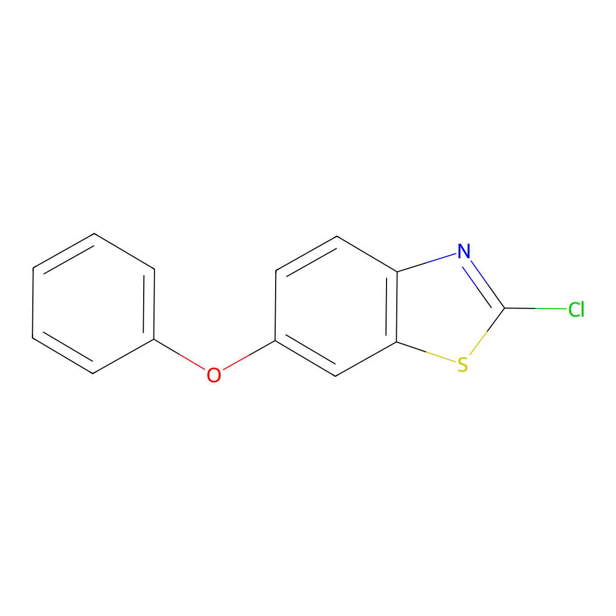 2-Chloro-6-phenoxybenzo[d]thiazole molecular structure, CAS 1188139-84-5