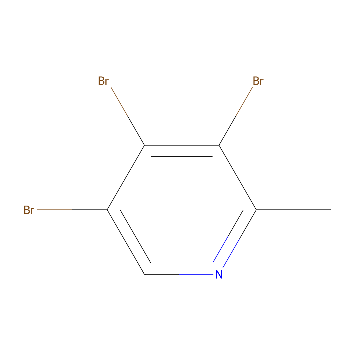 2-Methyl-3,4,5-tribromopyridine molecular structure, CAS 1188140-82-0