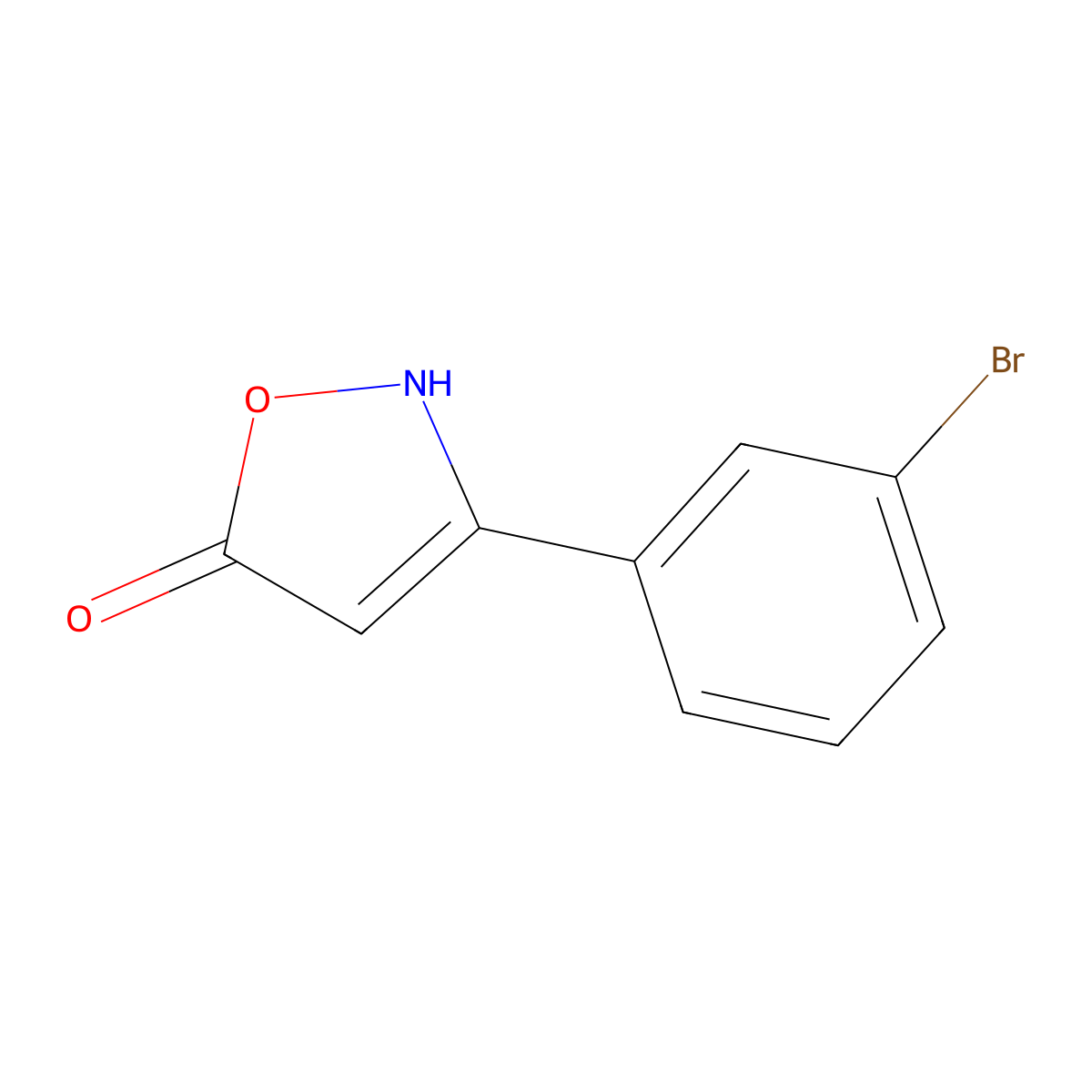 3-(3-Bromophenyl)-1,2-oxazol-5-ol molecular structure, CAS 1188158-52-2