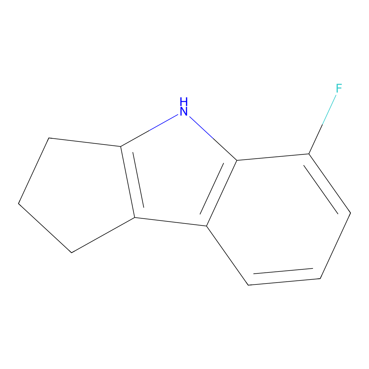 5-Fluoro-1,2,3,4-tetrahydrocyclopenta[b]indole molecular structure, CAS 1188178-71-3