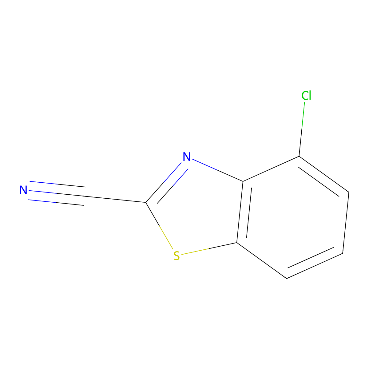 4-Chlorobenzo[d]thiazole-2-carbonitrile molecular structure, CAS 1188232-19-0