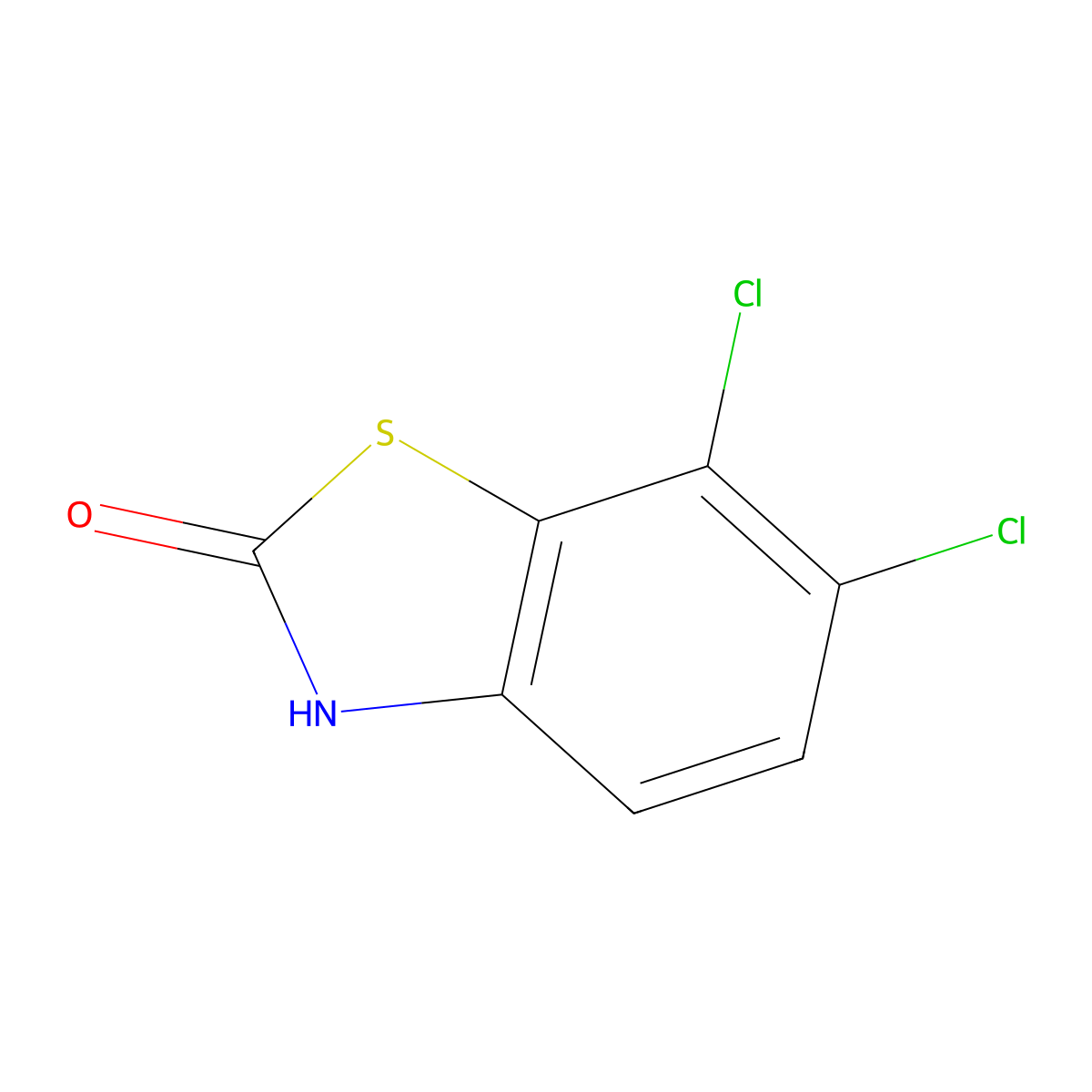 6,7-Dichloro-2(3H)-benzothiazolone molecular structure, CAS 1188247-44-0