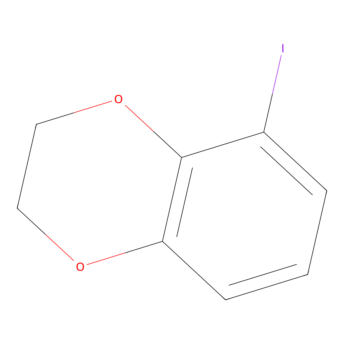 5-Iodo-2,3-dihydro-1,4-benzodioxine molecular structure, CAS 1188265-13-5