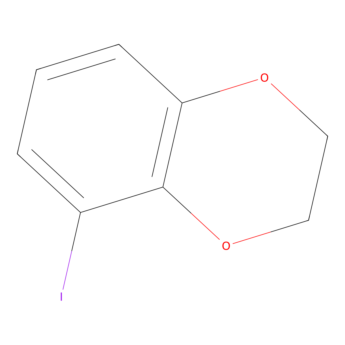 5-Iodo-2,3-dihydro-1,4-benzodioxine molecular structure, CAS 1188265-13-5