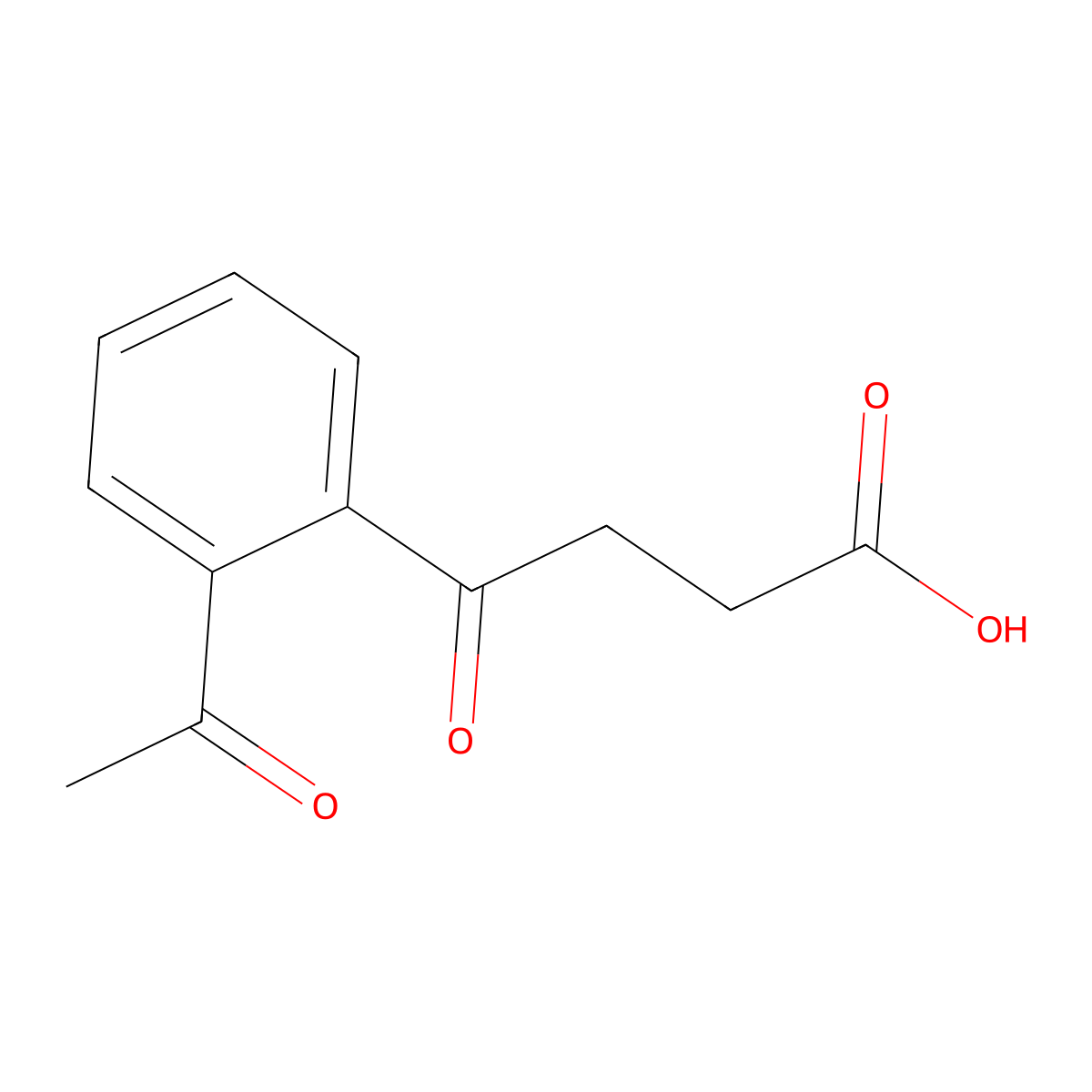 4-(2-Acetylphenyl)-4-oxobutanoic acid molecular structure, CAS 1188265-91-9
