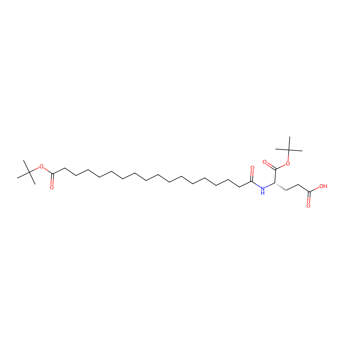 Octa(OtBu)-Glu-OtBu molecular structure, CAS 1188328-39-3