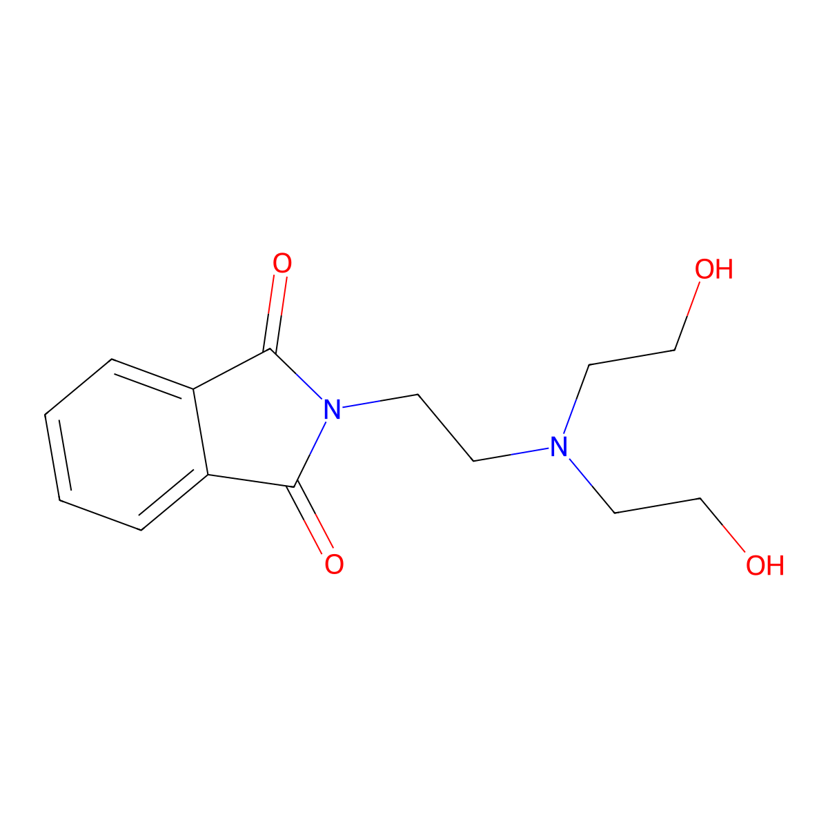 2-{2-[Bis-(2-hydroxy-ethyl)-amino]-ethyl}-isoindole-1,3-dione molecular structure, CAS 118839-29-5