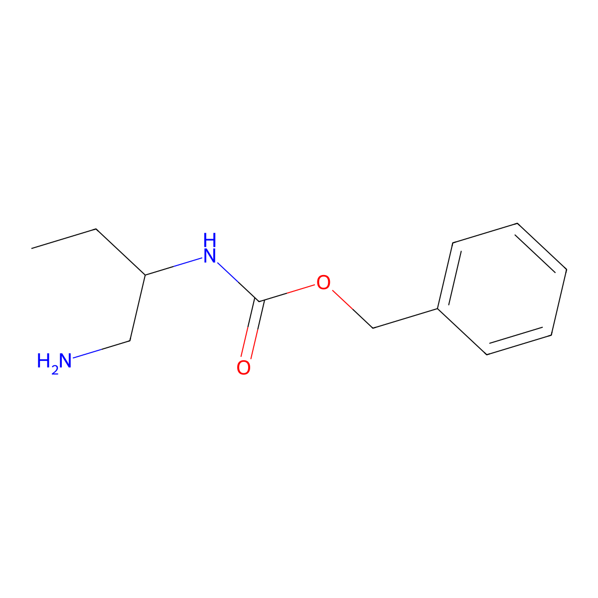 2-n-Cbz-(r)-butane-1,2-diamine molecular structure, CAS 1188405-50-6