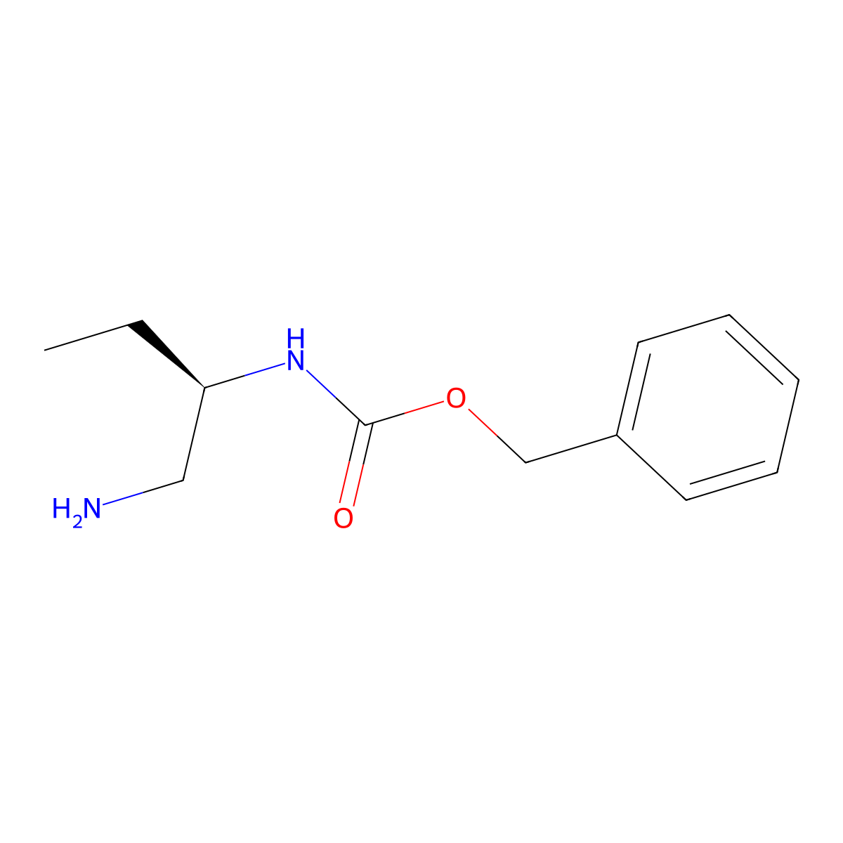 2-n-Cbz-(r)-butane-1,2-diamine molecular structure, CAS 1188405-50-6