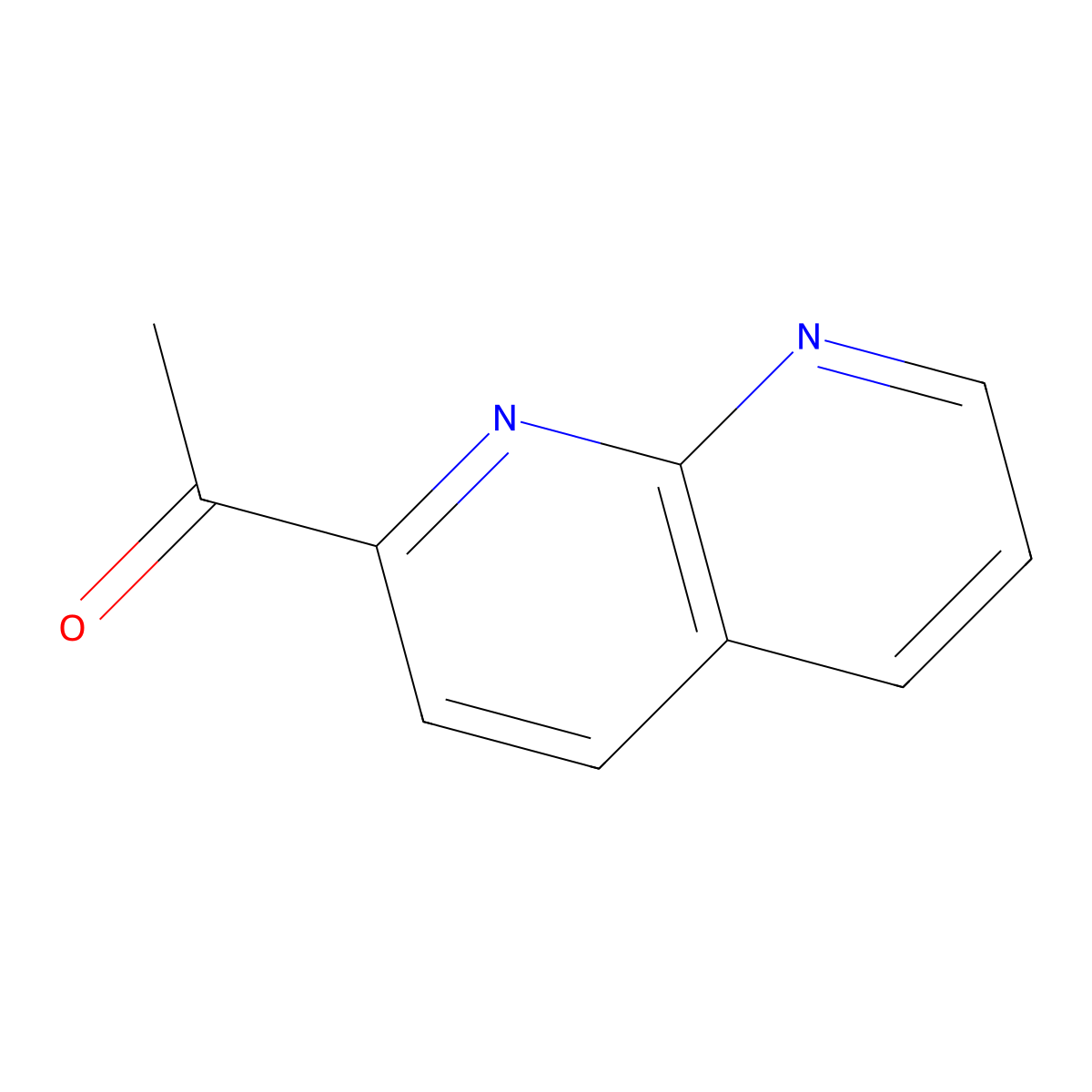 1-(1,8-Naphthyridin-2-yl)ethan-1-one molecular structure, CAS 1188433-77-3