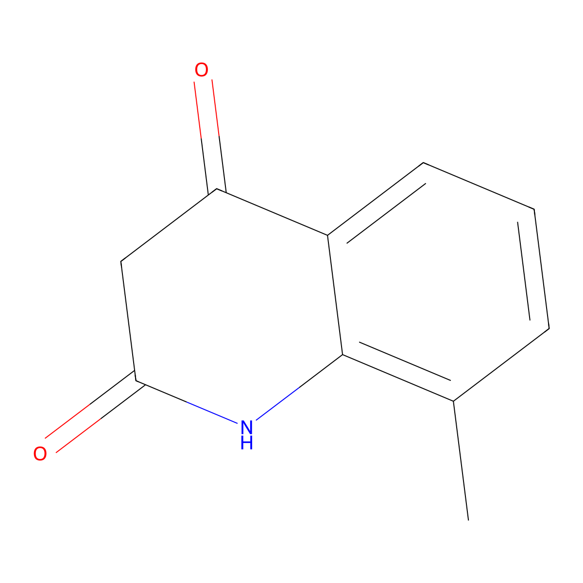 8-Methylquinoline-2,4(1H,3H)-dione molecular structure, CAS 1188436-93-2