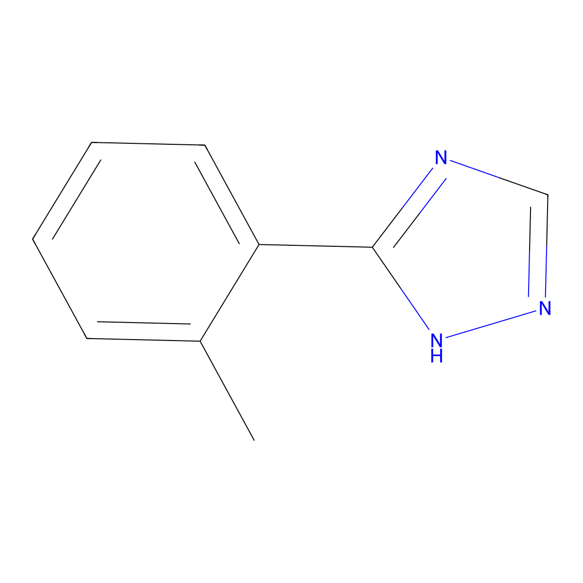 5-Tolyl-1,3,4-triazole molecular structure, CAS 118863-60-8