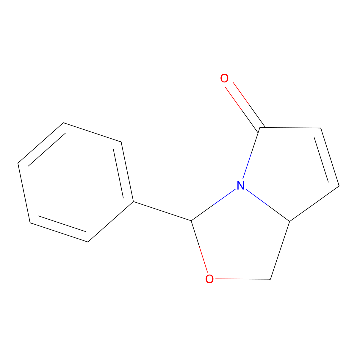 (3s,7Ar)-3-phenyl-1,7a-dihydro-pyrrolo[1,2-c]oxazol-5-one molecular structure, CAS 118867-99-5