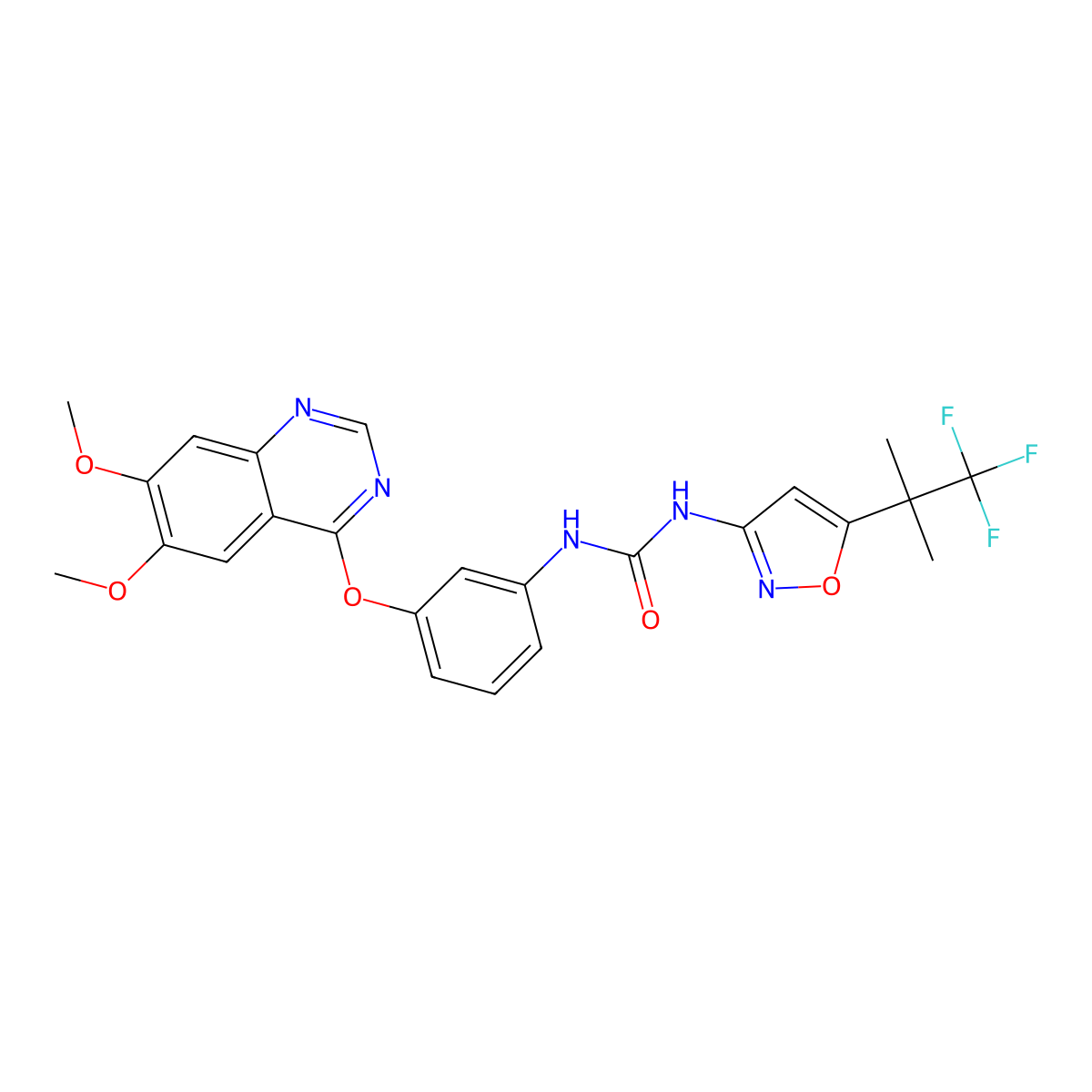 Agerafenib molecular structure, CAS 1188910-76-0