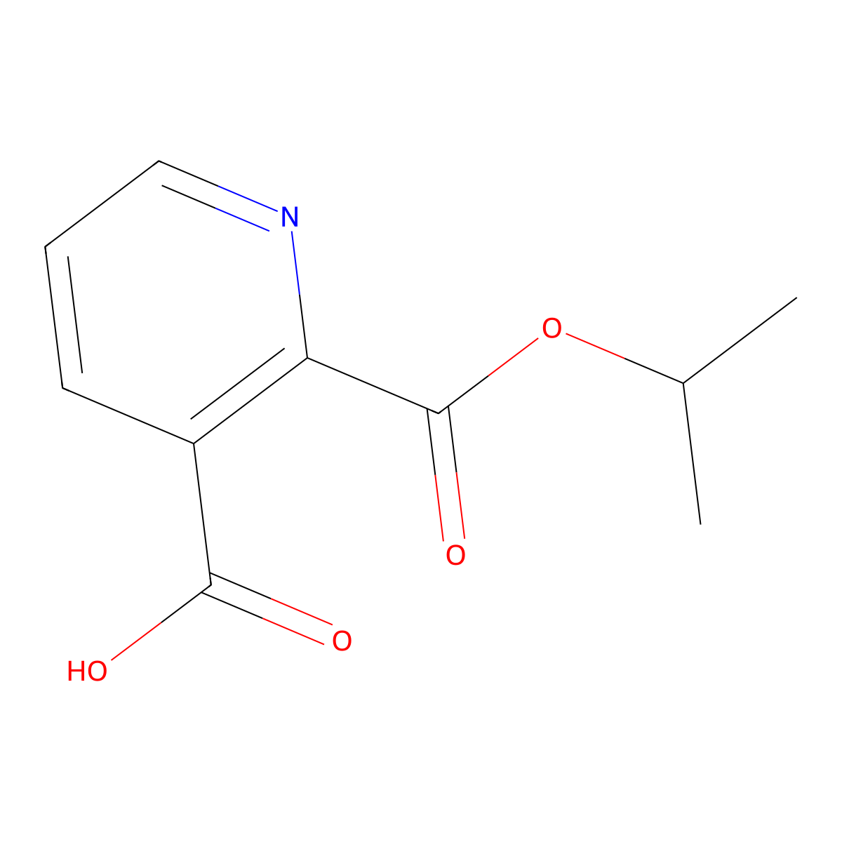 2-(Isopropoxycarbonyl)nicotinic acid molecular structure, CAS 118892-73-2