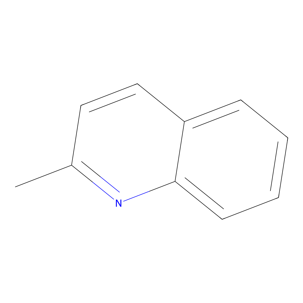 2-Methylquinoline molecular structure, CAS 118896-93-8