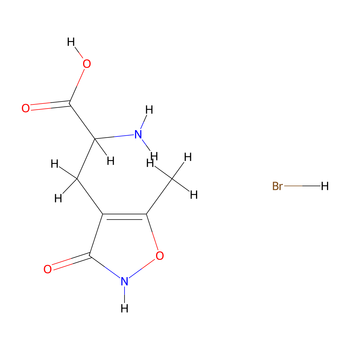 (RS)-AMPA hydrobromide molecular structure, CAS 118896-96-1