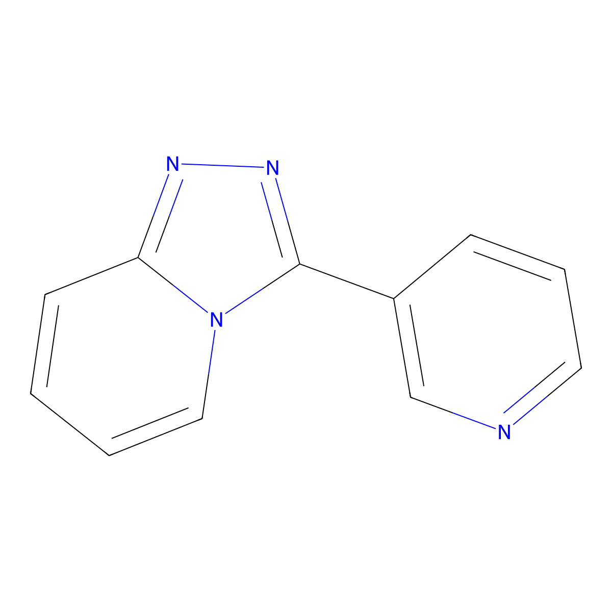 3-(Pyridin-3-yl)-[1,2,4]triazolo[4,3-a]pyridine molecular structure, CAS 118898-13-8