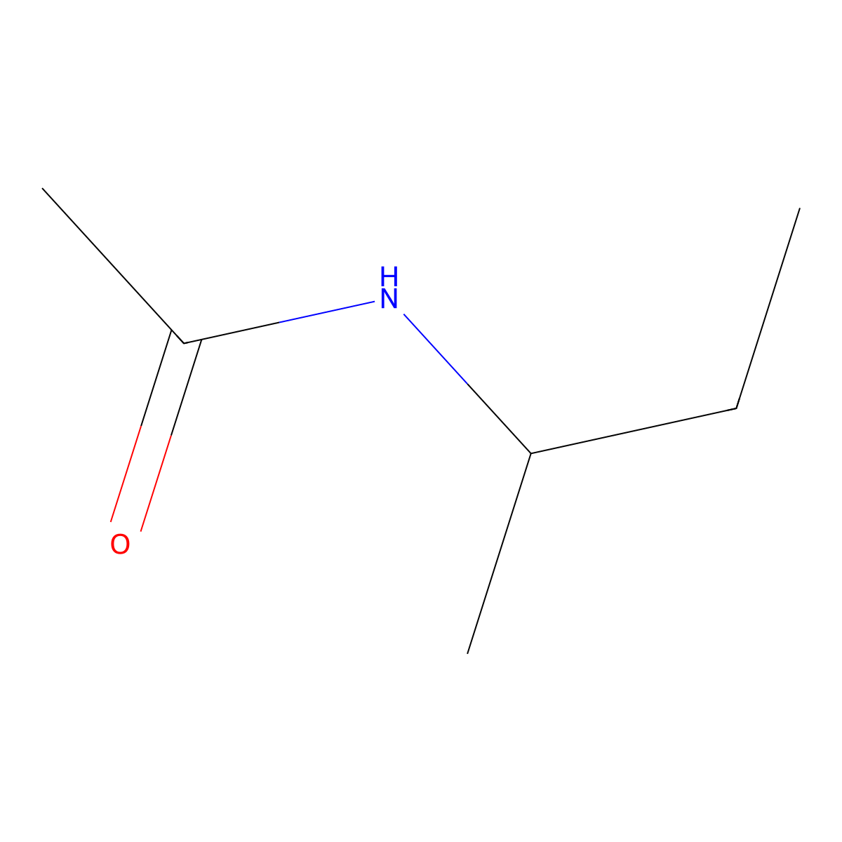 N-sec-Butylacetamide molecular structure, CAS 1189-05-5