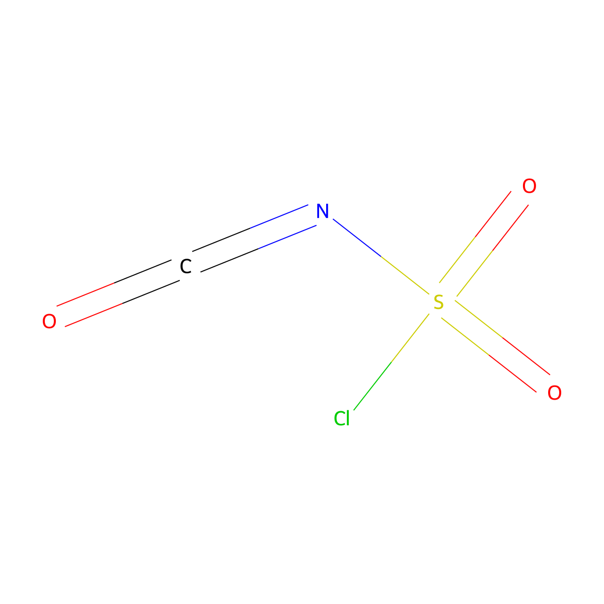 Chlorosulfonyl isocyanate molecular structure, CAS 1189-71-5