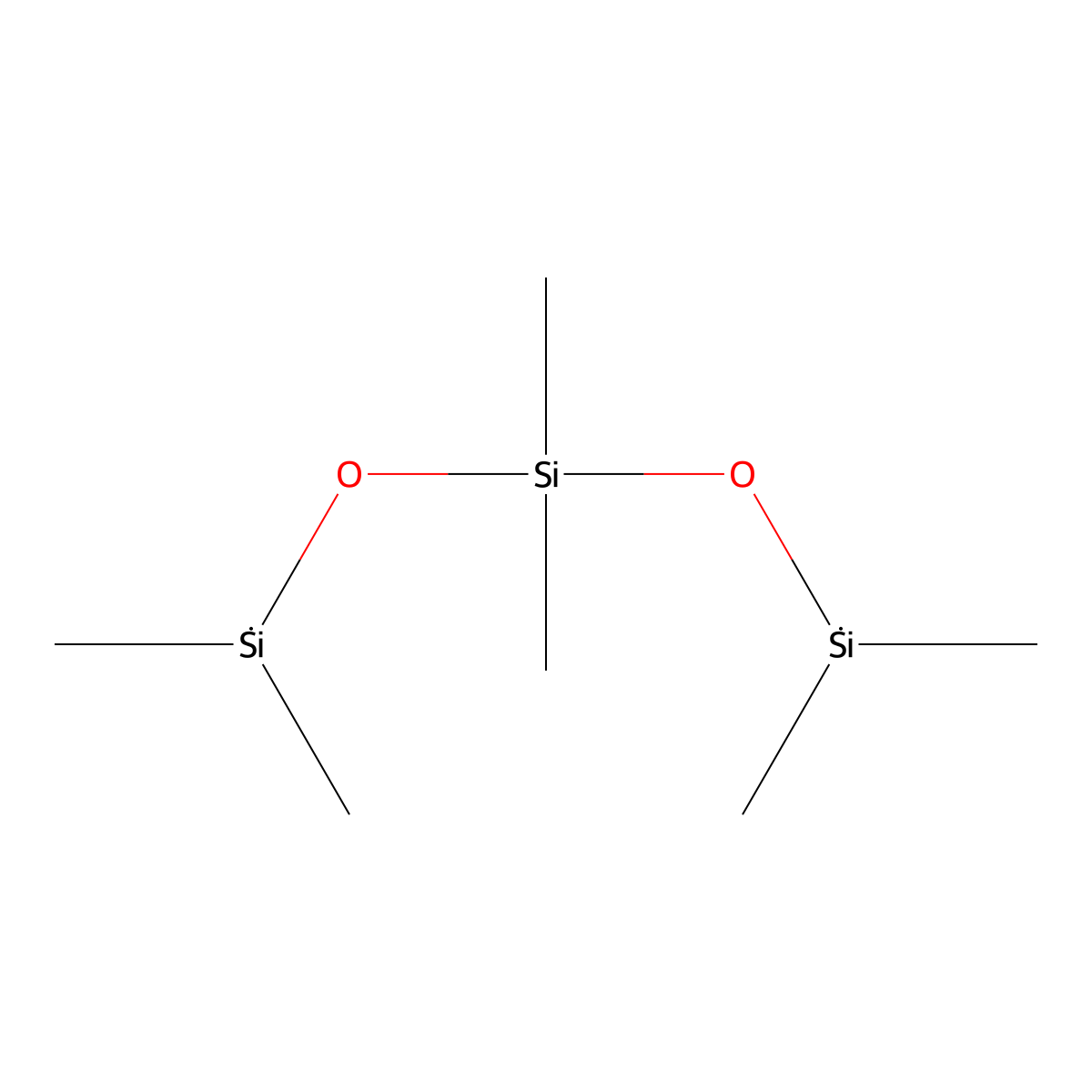 1,1,3,3,5,5-Hexamethyltrisiloxane molecular structure, CAS 1189-93-1