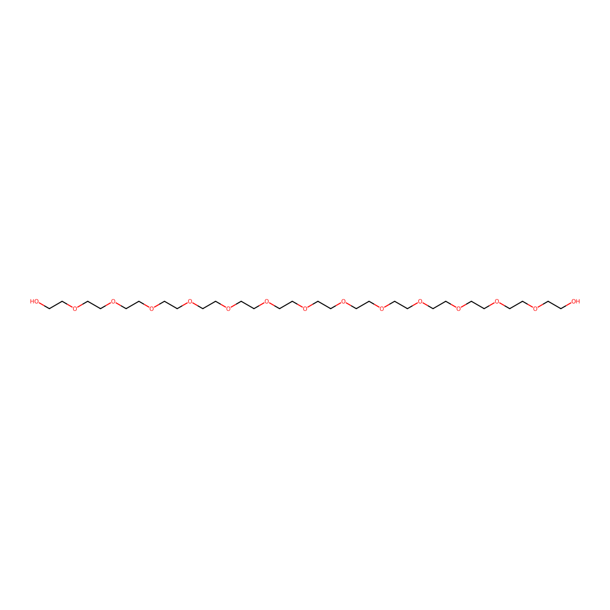 3,6,9,12,15,18,21,24,27,30,33,36,39-Tridecaoxahentetracontane-1,41-diol molecular structure, CAS 1189112-05-7