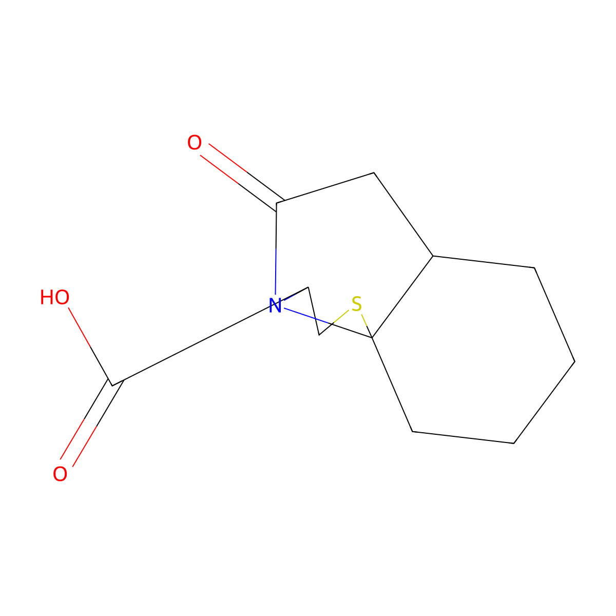 5-Oxooctahydro-5H-thiazolo[2,3-i]indole-3-carboxylic acid molecular structure, CAS 1189133-20-7