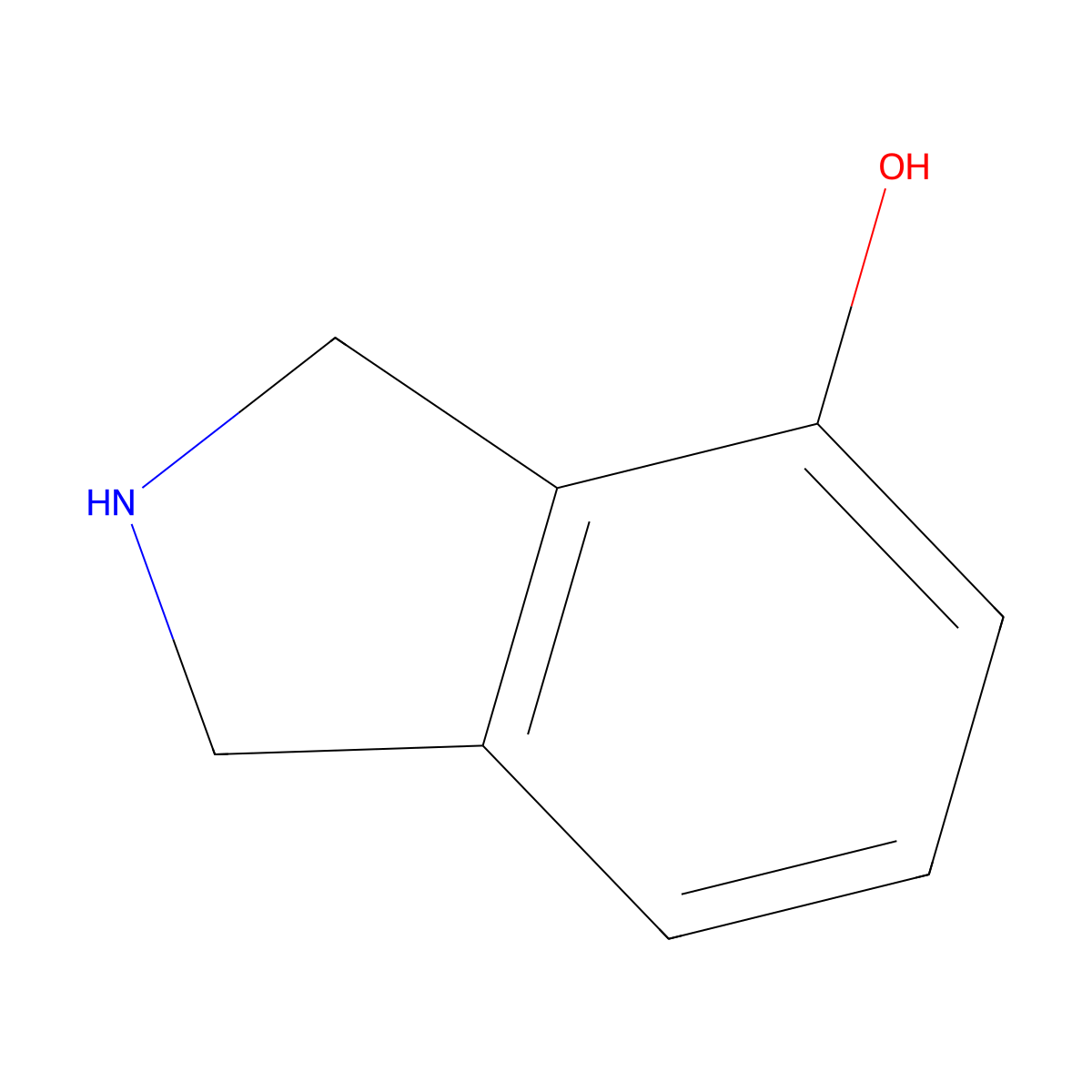2,3-Dihydro-1H-isoindol-4-ol molecular structure, CAS 118924-03-1