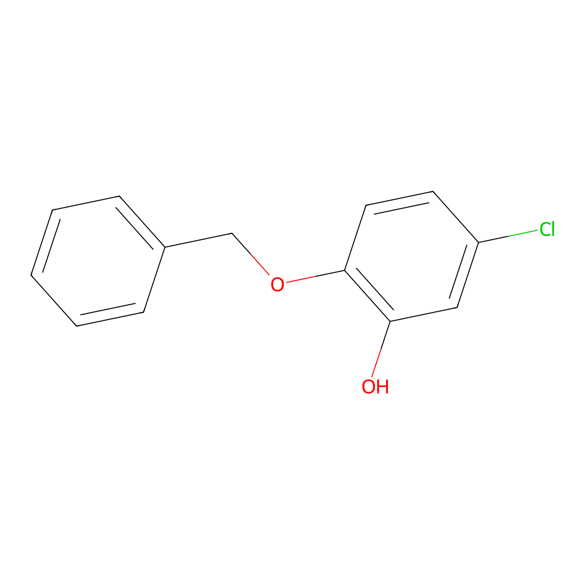 2-(Benzyloxy)-5-chlorophenol molecular structure, CAS 1189360-82-4