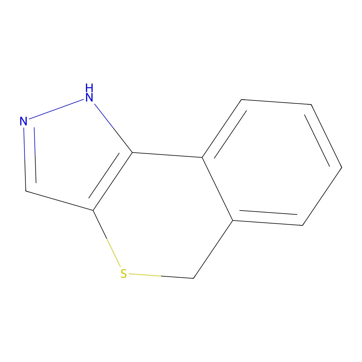 1,5-Dihydro[2]benzothiopyrano[4,3-c]pyrazole molecular structure, CAS 1189379-44-9