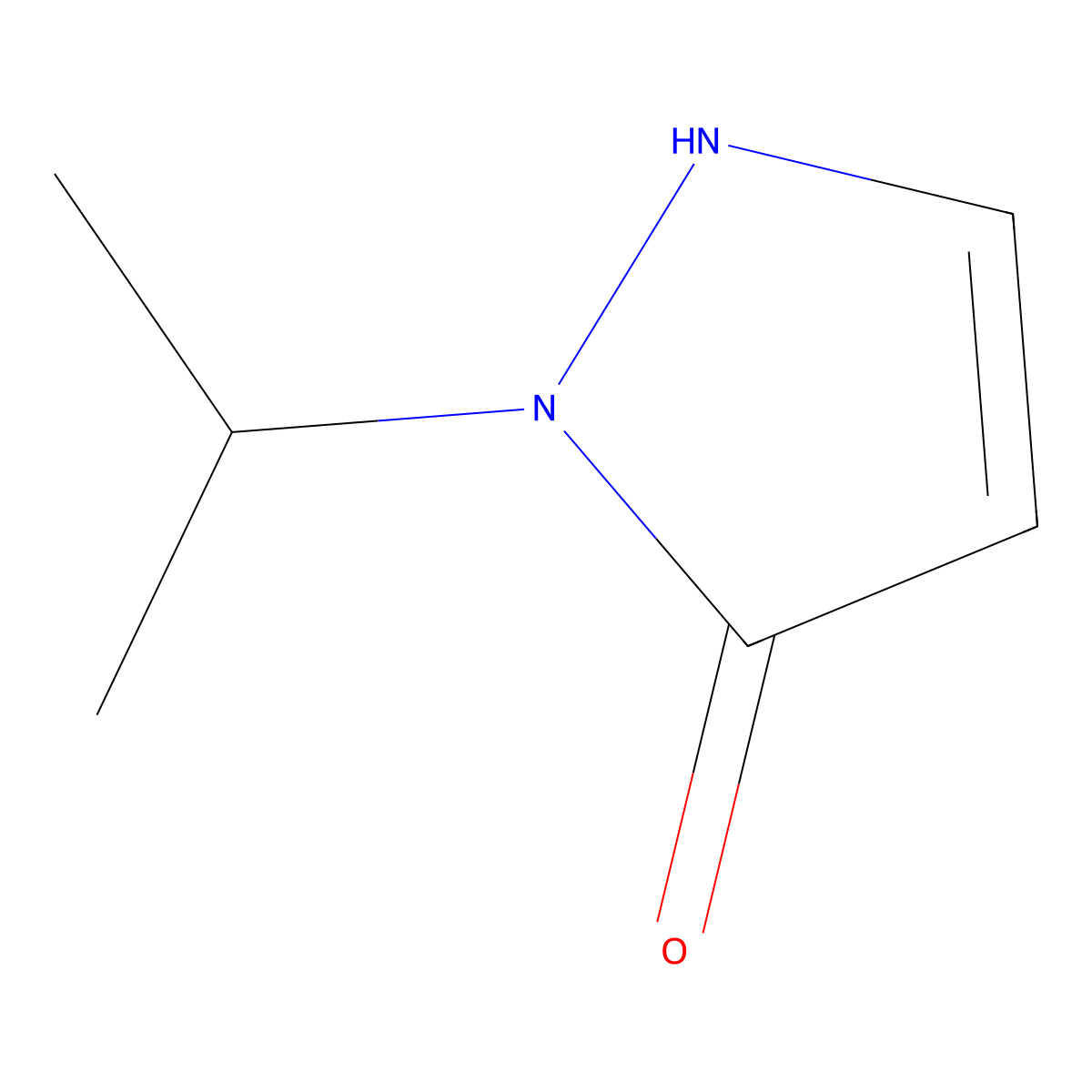 1-isopropyl-1H-pyrazol-5-ol molecular structure, CAS 118939-52-9