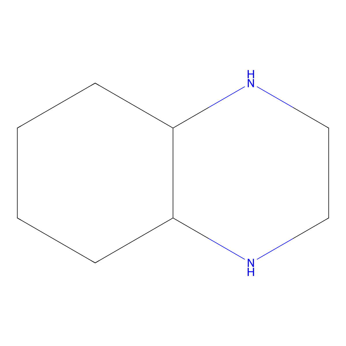 cis-Decahydroquinoxaline molecular structure, CAS 118948-26-8