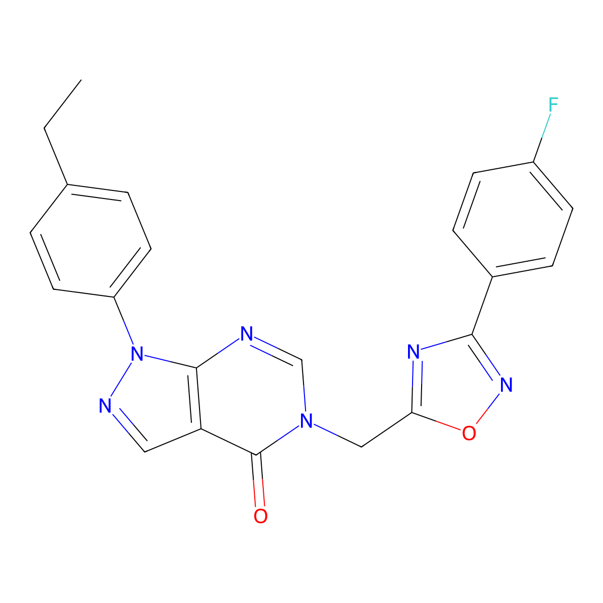 1-Methyl-4-[3-oxo-3-(4-pyrimidin-2-ylpiperazin-1-yl)propyl]-1,4-dihydroquinoxaline-2,3-dione molecular structure, CAS 1189483-60-0