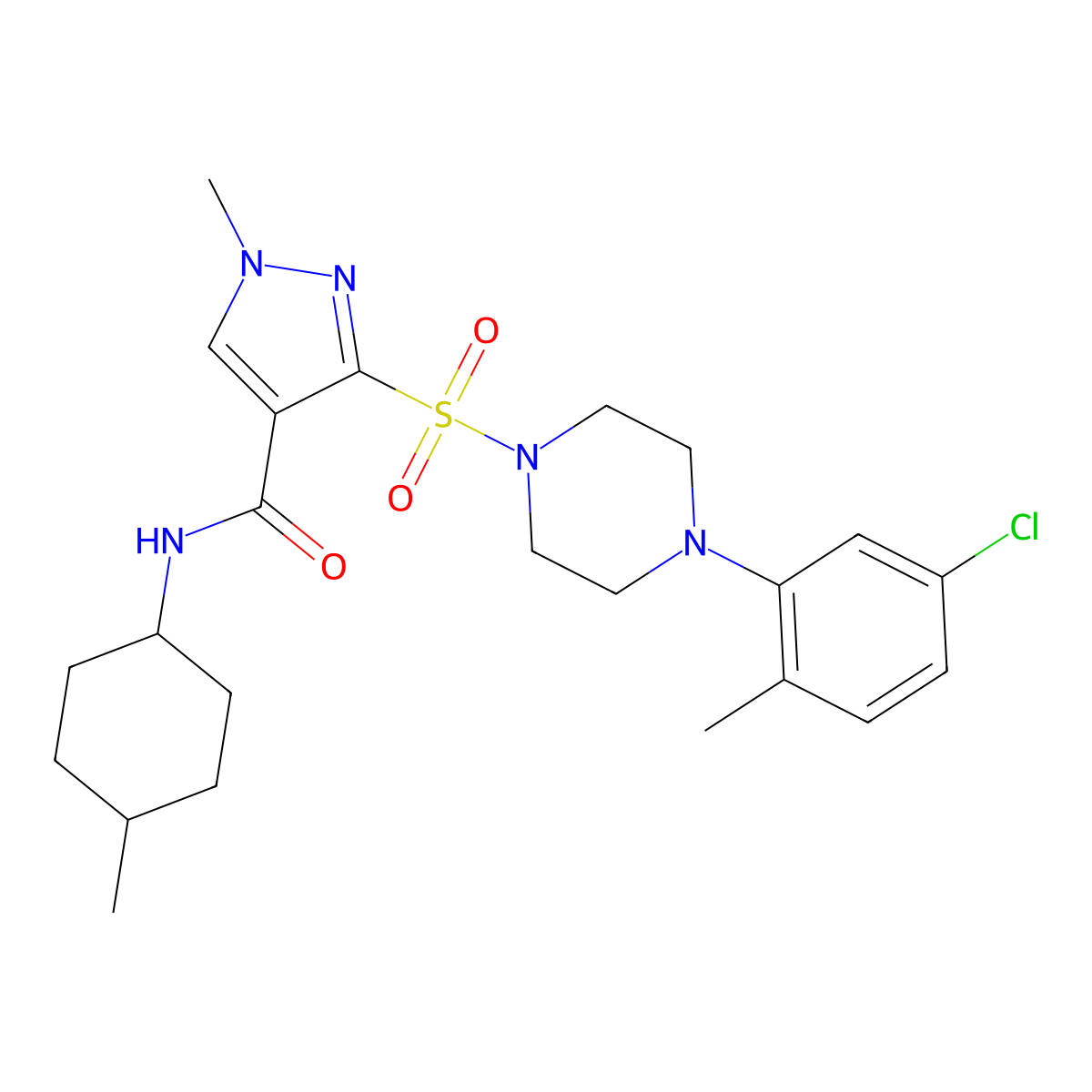N-ethyl-2-methyl-5-(2-methyl-5,8-dioxo-5,6,7,8-tetrahydro-4H-pyrazolo[1,5-a][1,3]diazepin-3-yl)benzenesulfonamide molecular structure, CAS 1189486-23-4