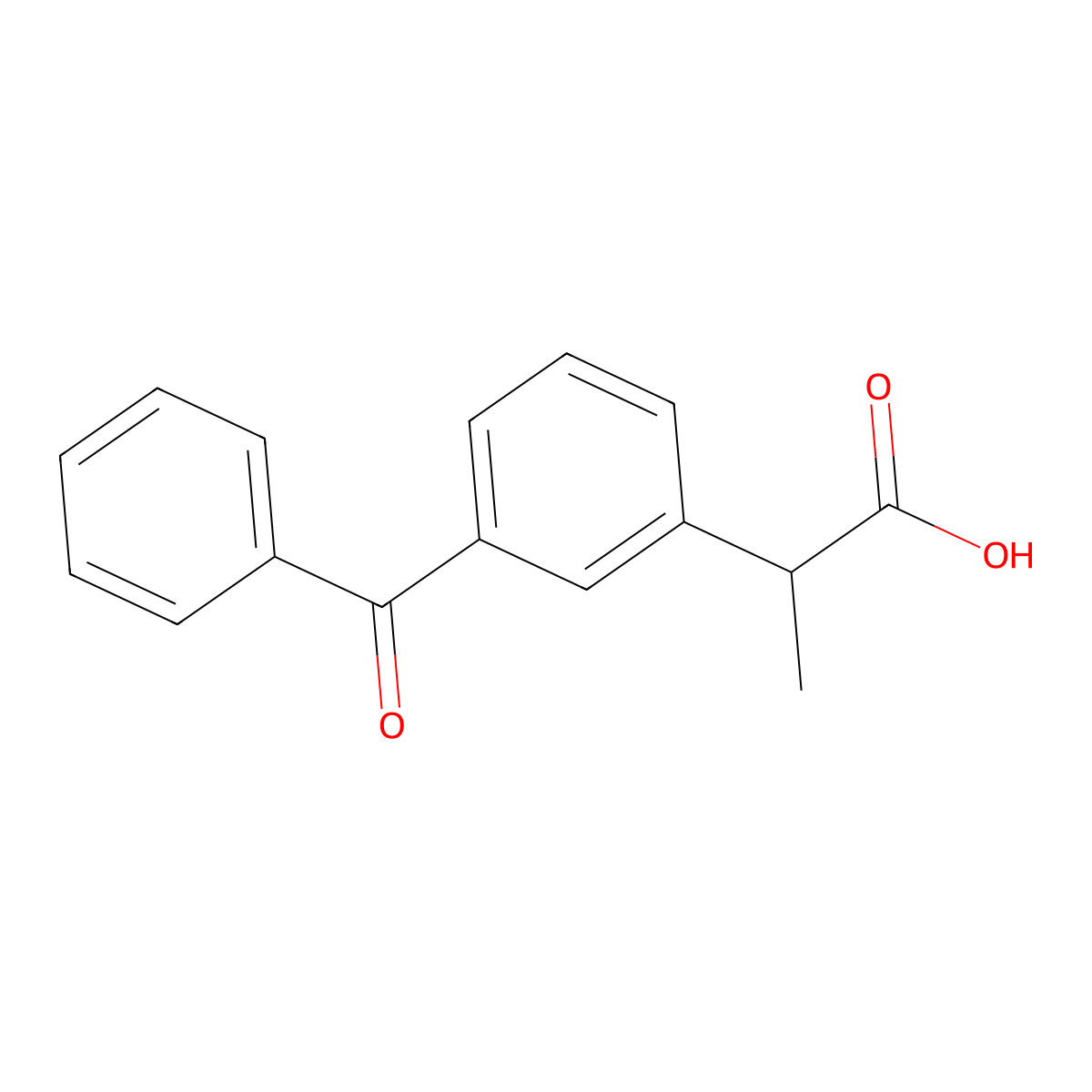Ketoprofen molecular structure, CAS 1189508-77-7